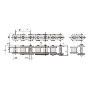 maatalouskäyttöön tarkoitetut rullaketjut
