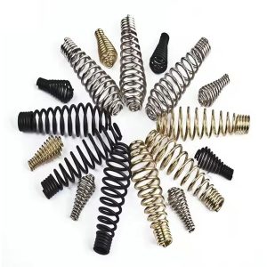 Grillausritilän ruostumattomasta teräksestä valmistettu kahva, puristusjousi