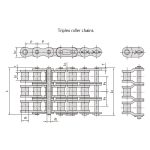 B-sarjan lyhyen jakovälin tarkkuusrullaketjut