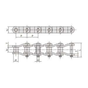 raskaan käytön vääntölenkkivaihteistoketju