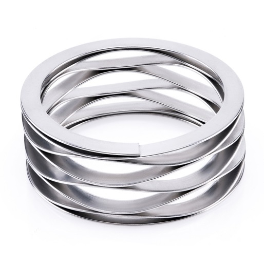 monikierroksinen aaltokierre, jossa on välilevypäät