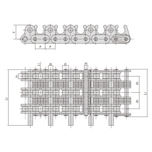 rullaketju tekstiilikoneisiin