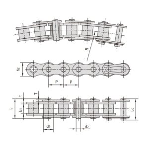 sivupuolinen keulaketju