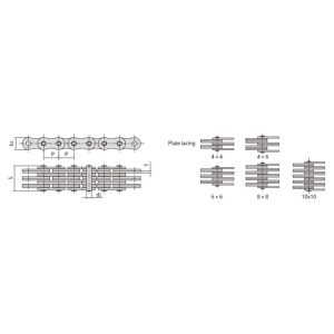 sky stacker plate leaf chain