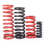 ruostumattomasta teräksestä valmistetut puristusjouset