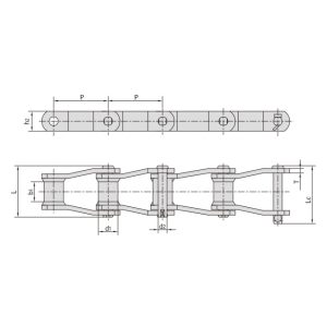 hitsattu rakenteellinen taivutettu levyketju