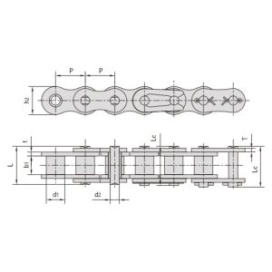 sinkitty lyhytjaksoinen rullaketju