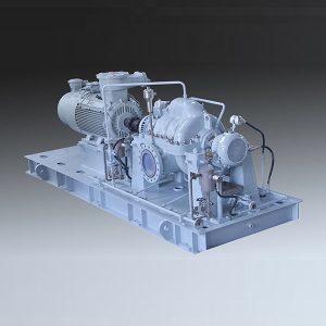 aksiaalisesti jaettu keskipakopumppu