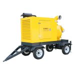 liikkuva dieselkäyttöinen jätevesipumppu