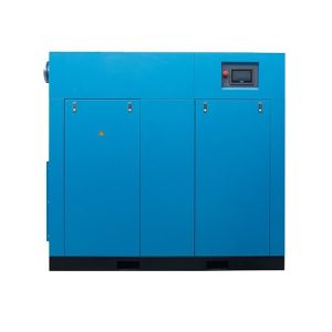 kaksivaiheinen taajuusmuuttajalla varustettu ruuvikompressori