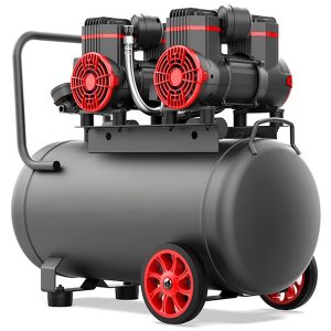 kaksoispääinen öljytön ilmakompressori