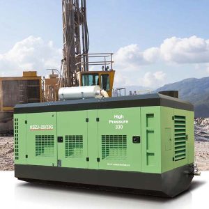 skid-asennettu dieselkäyttöinen ruuvikompressori