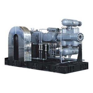 alustalle asennettu mäntäkompressori