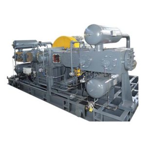 liukukiskoon asennettu mäntäkompressori