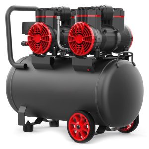 kaksoispääinen öljytön mäntäkompressori