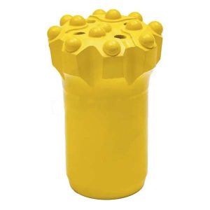 T45-kierteinen painonappipora, jossa on syvennetty keskikohta